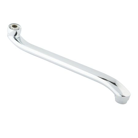 Излив для смесителя плоский Corsa Deco с аэратором 400 мм хром (691354)