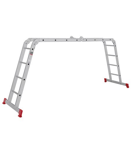 Лестница алюминиевая трансформер четырехсекционная 4 ступени Новая высота бытовая новая россия соотечественники зарубежья единое культурное пространство