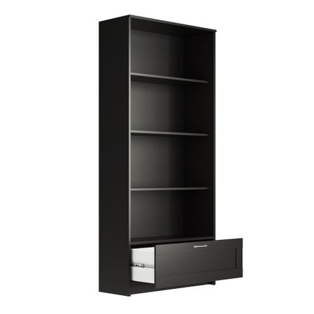 Стеллаж Шведский Стандарт Сириус 782х350х1900 мм 4 полки 1 ящик венге