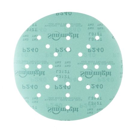 Диск шлифовальный Sunmight Film L312T d225 мм P240 на липучку пленочная основа (5 шт.) (53512R)