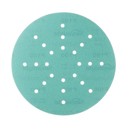 Диск шлифовальный Sunmight Film L312T d225 мм P100 на липучку пленочная основа (5 шт.) (53507R)