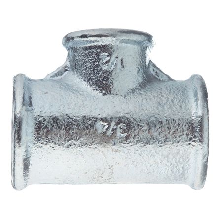 Тройник переходный Gebo Platinum (130-22V) 3/4 ВР(г) х 1/2 ВР(г) х 3/4 ВР(г) чугунный оцинкованный