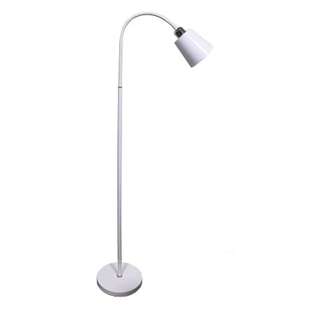 Торшер IN HOME Е27 60 Вт белый IP20 (4690612042664) планка с тремя крючкам joy home металл