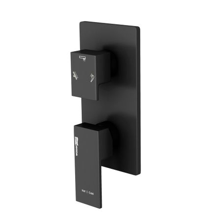 Смеситель для душа встраиваемый WasserKraft Abens однорычажный черный (2071)