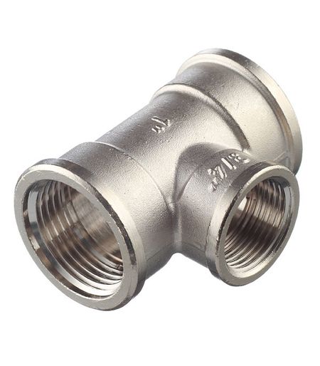 Тройник переходной Stout 1 ВР(г) х 3/4 ВР(г) х 1 ВР(г) латунный (SFT-0022-001341)