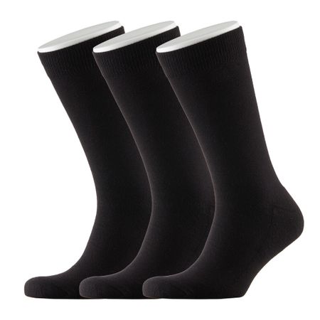 Носки мужские Hesler кардная пряжа 41-43 черные (3 пары)