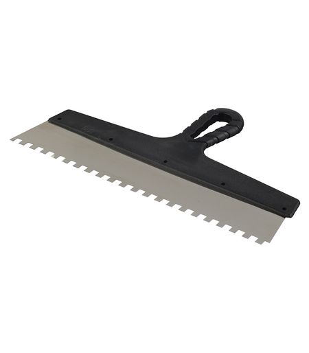 Шпатель зубчатый 350х8 мм с пластиковой ручкой (131156) gktools 2gt зубчатый шкив 30 зубов