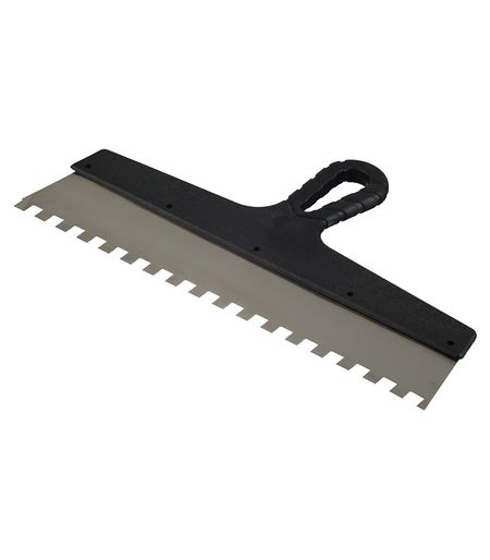 Шпатель зубчатый 350х10 мм с пластиковой ручкой (131157) gktools 2gt зубчатый шкив 30 зубов