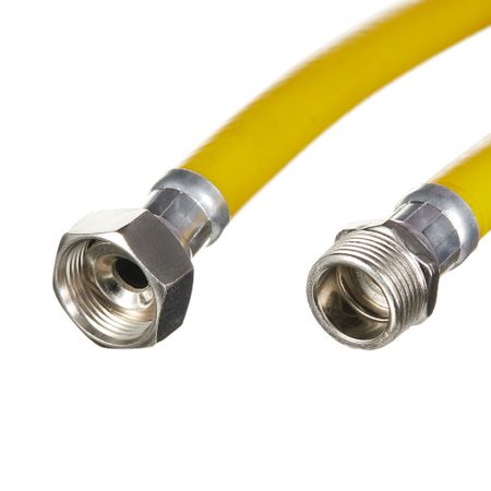 Шланг для газа ПВХ армированный Elka 3/4 НР(ш) х 3/4 ВР(г) 100 см желтый