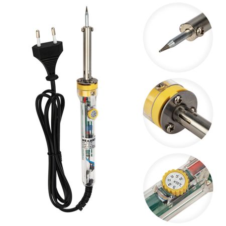 Паяльник электрический Rexant 30/50 Вт 230 В с регулировкой температуры (12-0170) pine64 pinecil паяльник