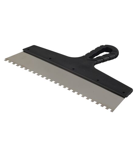 Шпатель зубчатый 300х6 мм с пластиковой ручкой (131152) powge дуги зубы htd 3 м 5 м 8 м синхронный ремень резиновый индивидуальный производство все виды htd3m htd5m htd8m зубчатый шкив