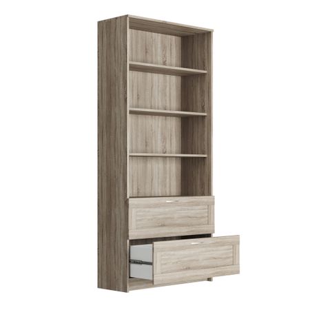 Стеллаж Шведский Стандарт Сириус 782х350х1900 мм 4 полки 2 ящика дуб сонома михаил николаевич скаткин методика преподавания естествознания в начальной школе [1952]