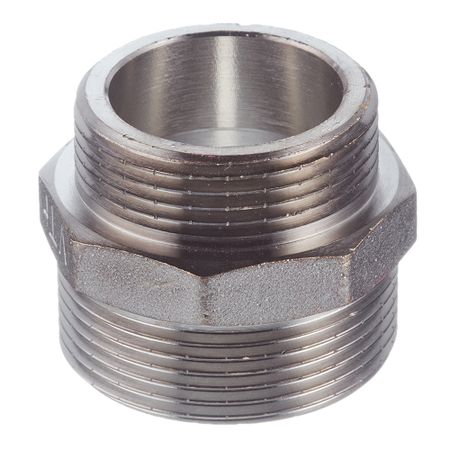 Ниппель переходной Valtec 1 1/2 НР(ш) х 1 1/4 НР(ш) латунный (VTr.580.N.0807)