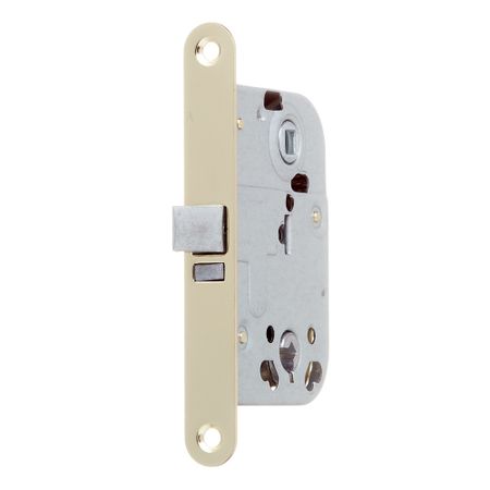 Замок врезной 2014 для межкомнатной двери под фиксатор золото 1 ключ