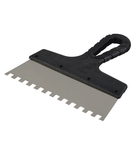 Шпатель зубчатый 200х8 мм с пластиковой ручкой (109446) powge дуги зубы htd 3 м 5 м 8 м синхронный ремень резиновый индивидуальный производство все виды htd3m htd5m htd8m зубчатый шкив