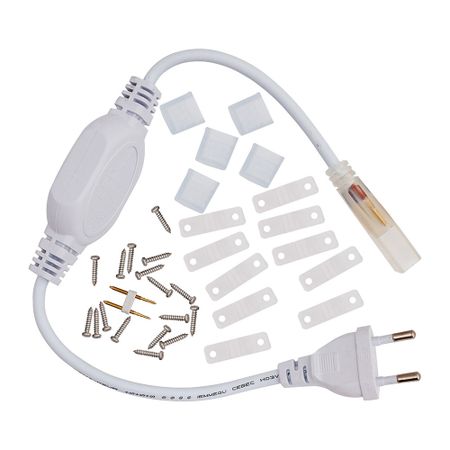 Комплект монтажный для светодиодной ленты Apeyron ПВХ 800 Вт IP44 220 В белый (03-41)