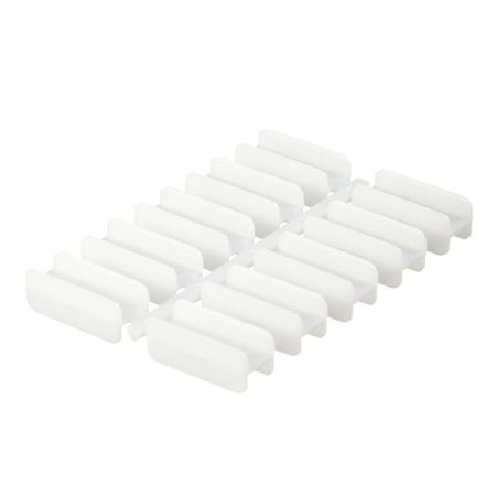 Соединитель скрытый Ideal Дюра белый прямой (10 шт.) aneng медные обжимные соединители 250 штук