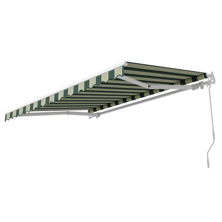 Выдвижной навес маркиза 3х2 м Sunset Boutique Giardini зеленый/белый нюта яковлева ау маркиз