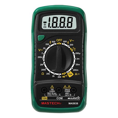 Мультиметр портативный Mastech MAS838 (13-2008) ольга васильевна узорова все виды разбора в русском языке 1 4 классы