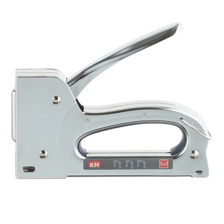 Степлер строительный для скоб КМ 3 в 1 стальной степлер 10 со скобами erichkrause