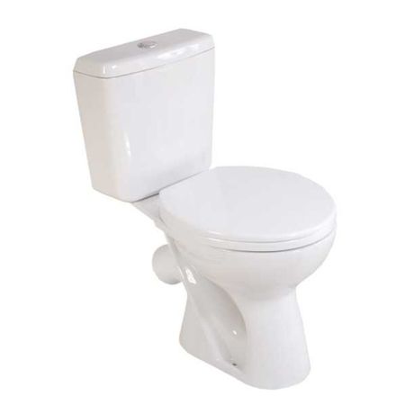 Унитаз-компакт Gesso Комфорт с косым выпуском с сиденьем полипропилен белый (9 014 883)