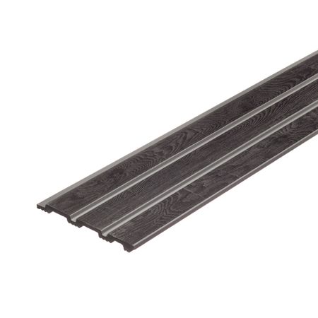 Реечная панель из экополимера 113х2800х10 мм FineBer ясень серый 0,317 кв.м