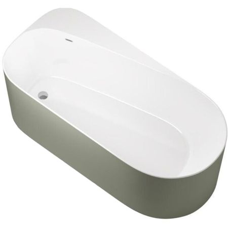 Ванна акриловая Allen Brau Priority 170х80 см отдельностоящая с ножками (2.31001.20/CGM)