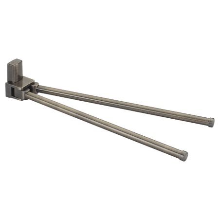 Полотенцедержатель WasserKraft Exter K-5200 430 мм двойной поворотный на шуруп металл светлая бронза (K-5231)