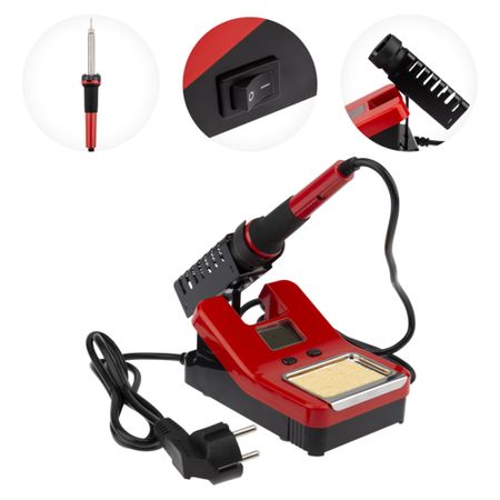 Паяльная станция Rexant R8906 48 Вт 230 В 160-480 градусов с цифровым управлением (12-0150) паяльная станция aifen a902pro