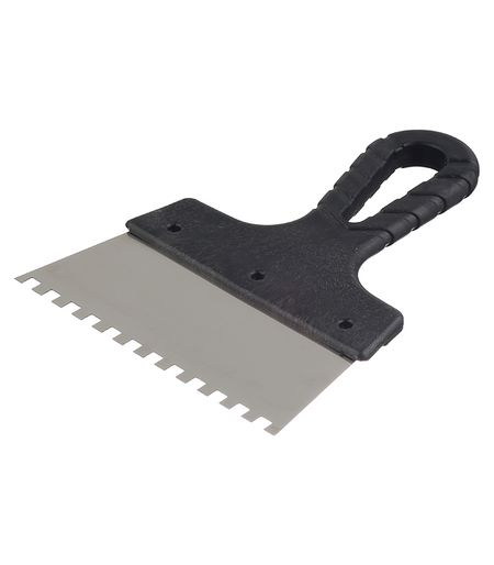 Шпатель зубчатый 150х6 мм с пластиковой ручкой (CS06-150/6299) powge дуги зубы htd 3 м 5 м 8 м синхронный ремень резиновый индивидуальный производство все виды htd3m htd5m htd8m зубчатый шкив