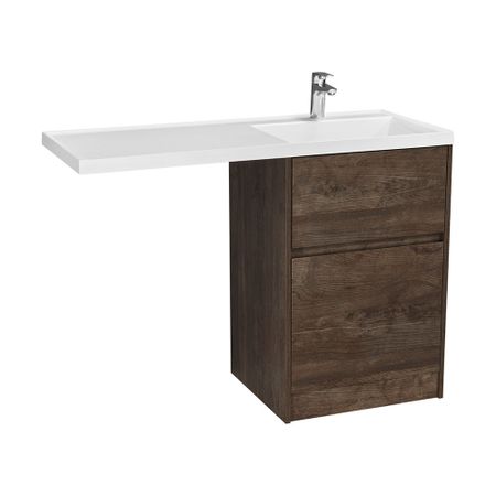 Корпус тумбы под раковину и стиральную машину Aquaton Лондри 60 см дуб кантри (1A266901LHDY0)