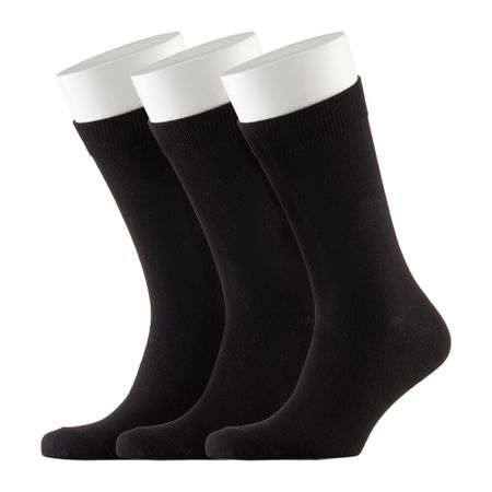 Носки мужские Hesler гребенная пряжа 41-43 черные (3 пары)