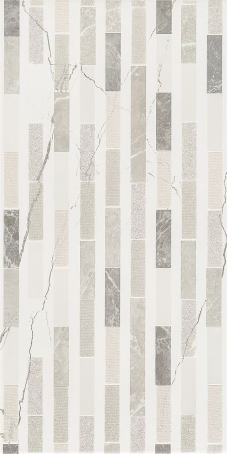 Плитка декор Axima Bonn White серая 600х300х9 мм