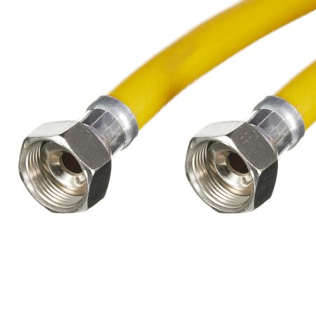 Шланг для газа ПВХ армированный Elka 3/4 ВР(г) х 3/4 ВР(г) 40 см желтый термопара для газовой плиты 60 см m6 0 75 20 мв