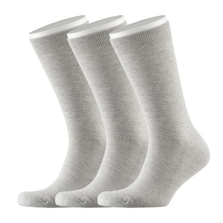 Носки мужские Hesler кардная пряжа 44-46 серые (3 пары)