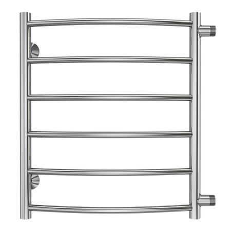 Полотенцесушитель водяной Terminus Классик П6 600х500 мм лесенка с боковым подключением 500 мм хром