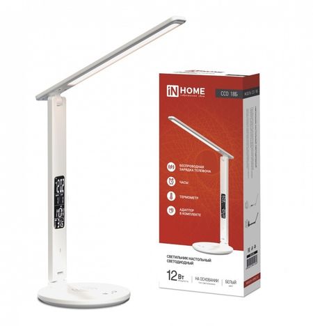 Лампа настольная светодиодная сенсорная 3000-6500К 12 Вт IN HOME ССО (4690612041056)