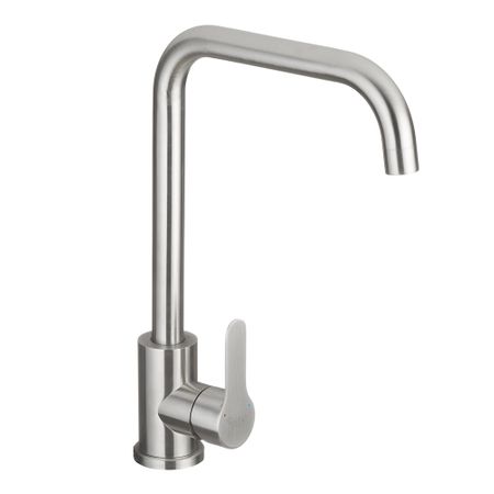 Смеситель для кухни Corsa Deco Everest нержавеющая сталь с высоким изливом однорычажный (966375)