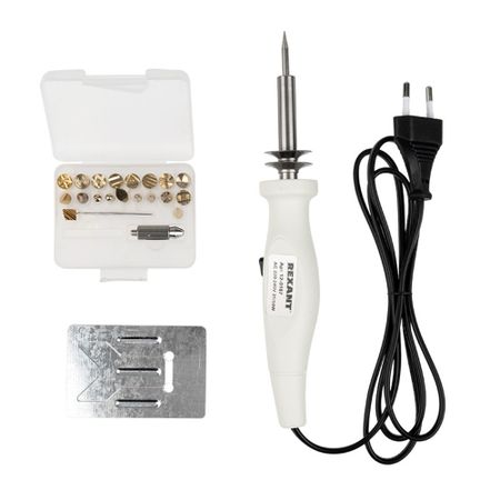 Выжигатель Rexant 50 Вт 230 В 21 насадка (12-0187) aneng жало паяльника медное 900мт