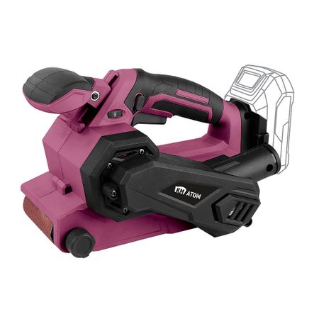 Шлифмашина ленточная аккумуляторная КМ АТОМ 18В 457х75 мм без АКБ и ЗУ (CBS-181)