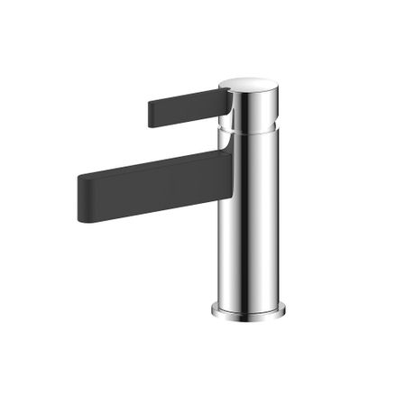 Смеситель для раковины ARGOtech Pers хром/черный однорычажный (35-04PERS)