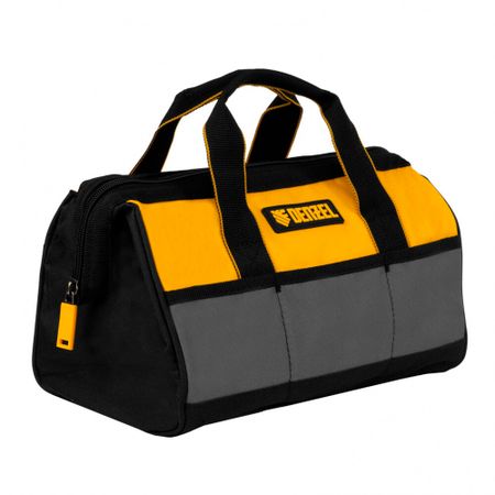 Сумка для инструментов Denzel 305х190х195 мм сумка с кнопкой и карманами бежевая 25х15 pu 12 12721 202507 b2