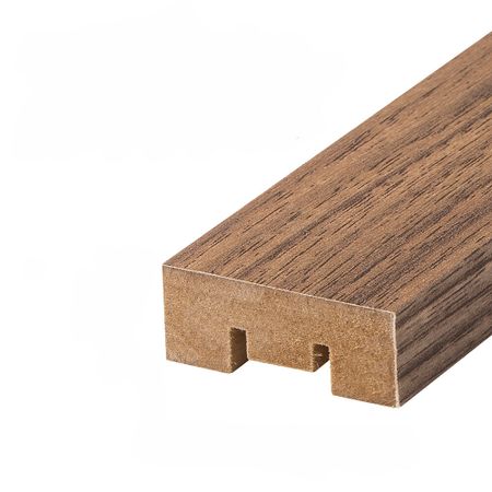 Декоративная рейка МДФ 50х16х2700 мм грецкий орех Стильный Дом
