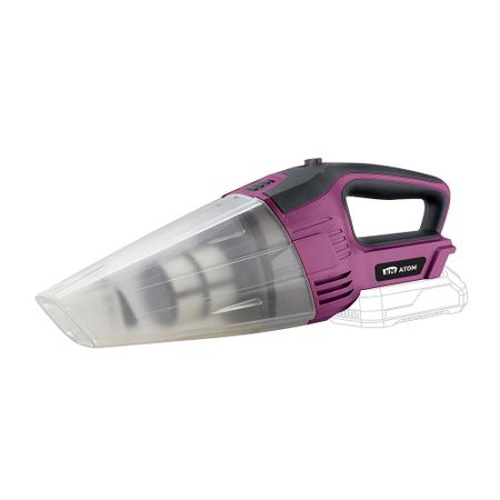 Пылесос аккумуляторный КМ АТОМ 53,5 Вт 18 В 0,5 л без АКБ и ЗУ (CCVC-181) теплоусадочные трубки пвх для аккумуляторов 21700 78x36 мм