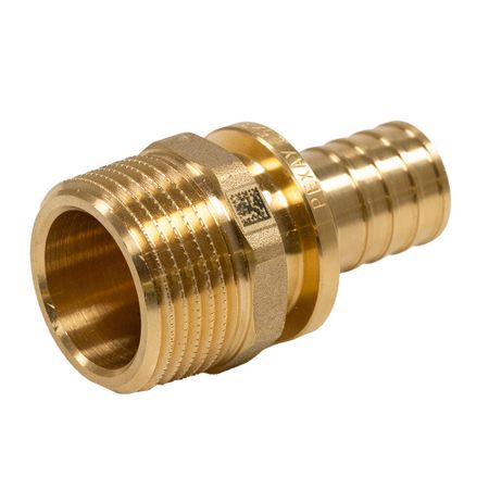 Соединитель прямой Рехау латунный 25 мм х 1/2 НР(ш) (11097091001) латунный фитинг для труб 1 8 1 4 3 8 1 2 3 4 1 bsp внутренняя резьба x наружная резьба быстрый переходник соединитель для воды масла газа