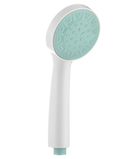 Лейка для душа Union d83 мм 1 режим без шланга пластик белая (MW071) лейка садовая 2 5л пластик