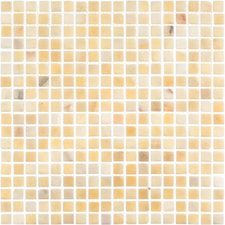 Мозаика Mir Mosaic Natural Adriatica бежевая из натурального камня 305х305х7 мм глянцевая