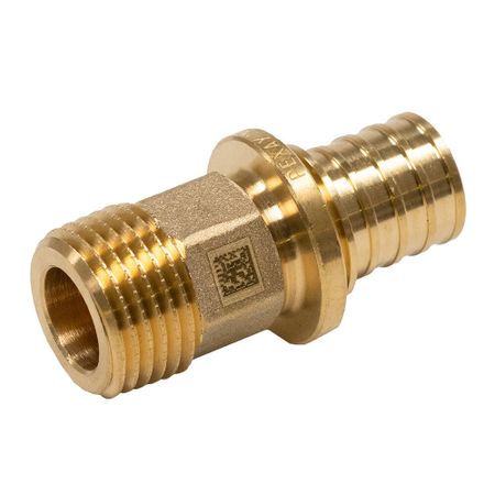 Соединитель прямой Рехау MX 20 мм х 1/2 НР(ш) (11096741001) переходник для орошения сада flowcolor 20 50 мм нпвх перегородка трубопровод для полива соединитель для труб детали для аквариума