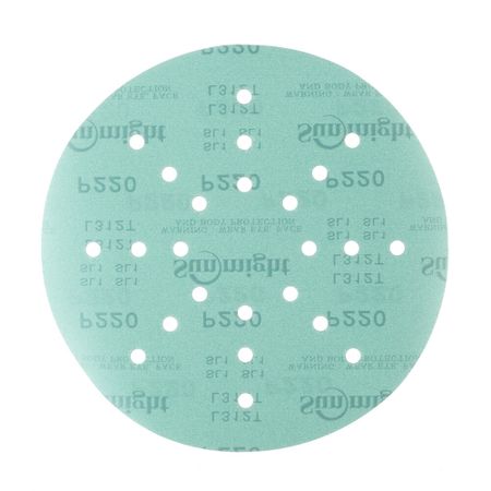 Диск шлифовальный Sunmight Film L312T d225 мм P220 на липучку пленочная основа (5 шт.) (53511R)