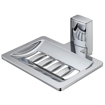 Мыльница для ванной WasserKraft Leine K-5000 с держателем металл хром (K-5069) трап горизонтальный ore 100х100мм слив 50мм металл гидрозатвор